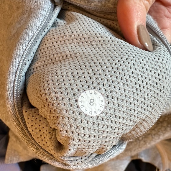Lululemon fleece jacket - gray - size 8 - Picture 2 of 8